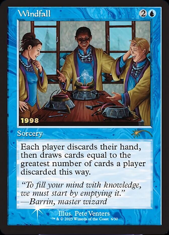 Windfall [30th Anniversary Promos] MTG Single Magic: The Gathering | Red Claw Gaming