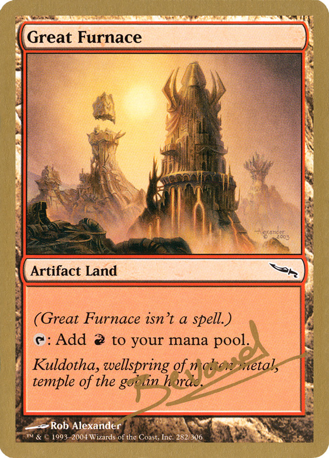 Great Furnace (Manuel Bevand) [World Championship Decks 2004] MTG Single Magic: The Gathering    | Red Claw Gaming