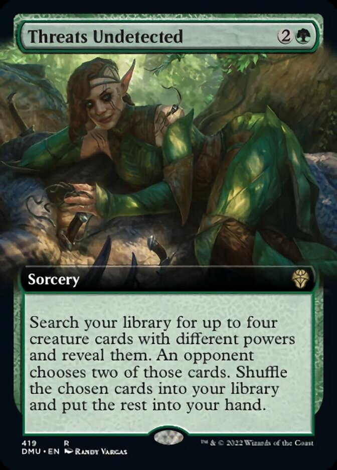 Threats Undetected (Extended Art) [Dominaria United] MTG Single Magic: The Gathering | Red Claw Gaming