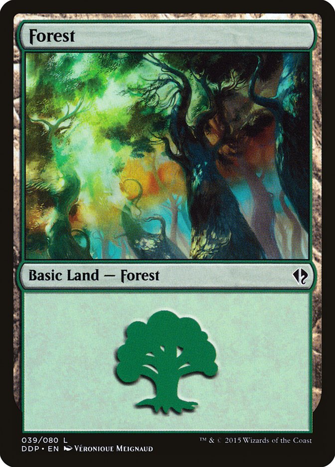Forest (39) [Duel Decks: Zendikar vs. Eldrazi] MTG Single Magic: The Gathering | Red Claw Gaming