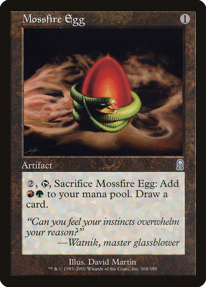 Mossfire Egg [Odyssey] MTG Single Magic: The Gathering | Red Claw Gaming