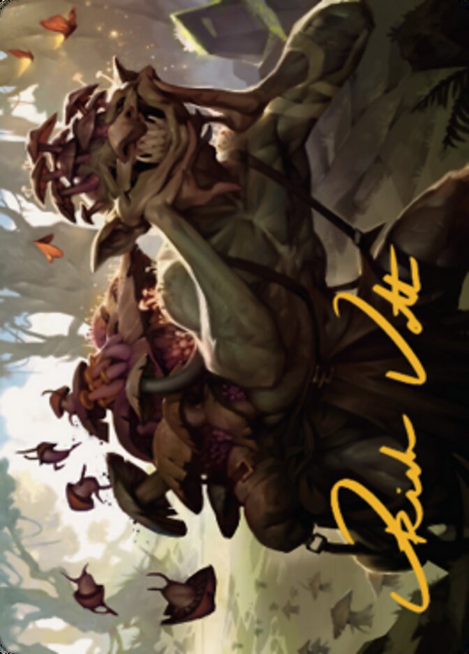 Sprouting Goblin Art Card (Gold-Stamped Signature) [Dominaria United Art Series] MTG Single Magic: The Gathering | Red Claw Gaming