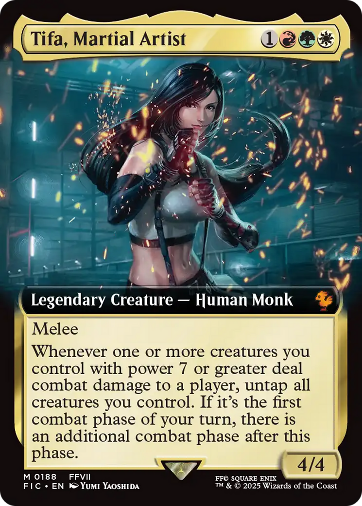Tifa, Martial Artist (Extended Art) [FINAL FANTASY Commander] MTG Single Magic: The Gathering | Red Claw Gaming