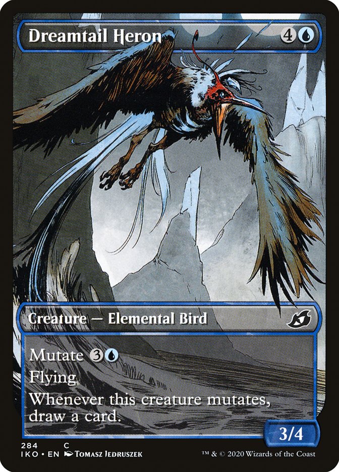 Dreamtail Heron (Showcase) [Ikoria: Lair of Behemoths] MTG Single Magic: The Gathering | Red Claw Gaming