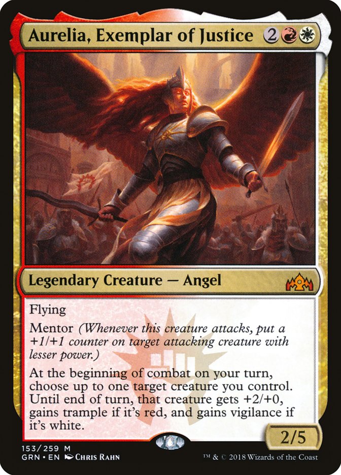 Aurelia, Exemplar of Justice [Guilds of Ravnica] MTG Single Magic: The Gathering | Red Claw Gaming