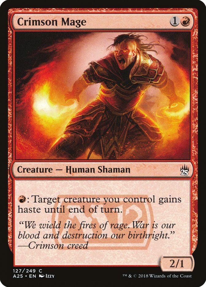 Crimson Mage [Masters 25] MTG Single Magic: The Gathering | Red Claw Gaming
