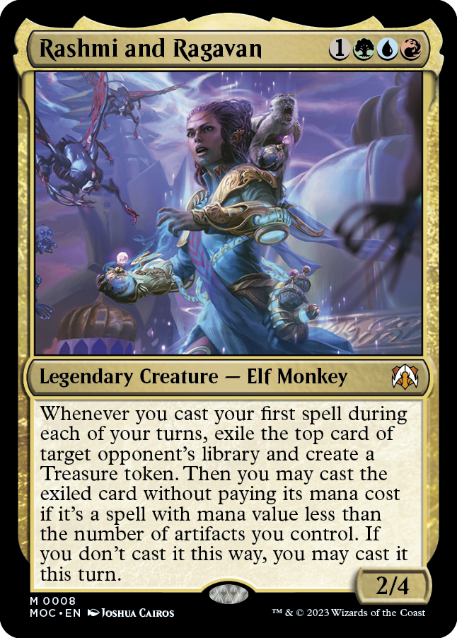Rashmi and Ragavan [March of the Machine Commander] MTG Single Magic: The Gathering | Red Claw Gaming