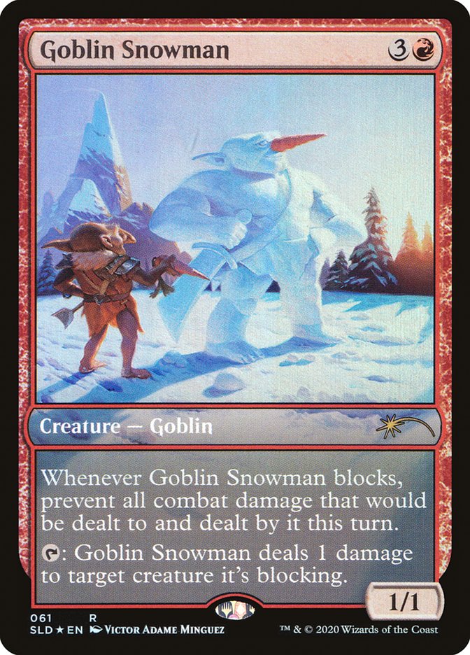Goblin Snowman [Secret Lair Drop Series] MTG Single Magic: The Gathering | Red Claw Gaming