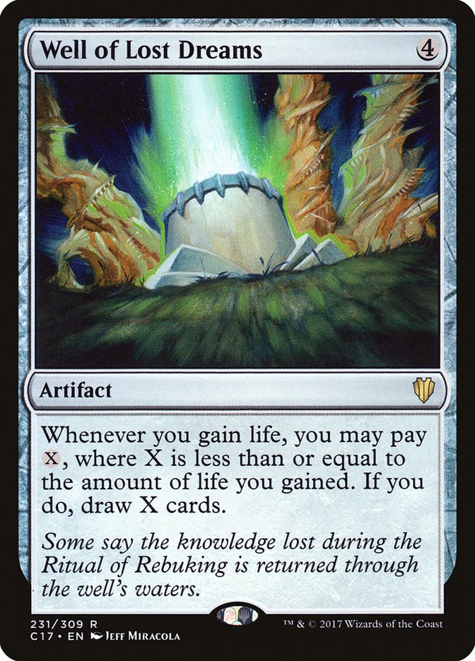 Well of Lost Dreams [Commander 2017] MTG Single Magic: The Gathering | Red Claw Gaming