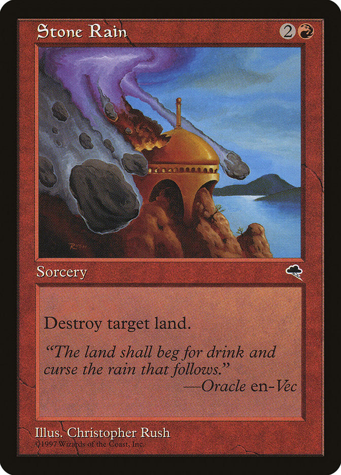 Stone Rain [Tempest] MTG Single Magic: The Gathering | Red Claw Gaming