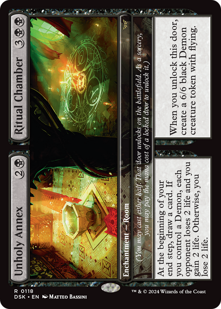 Unholy Annex // Ritual Chamber [Duskmourn: House of Horror] MTG Single Magic: The Gathering | Red Claw Gaming