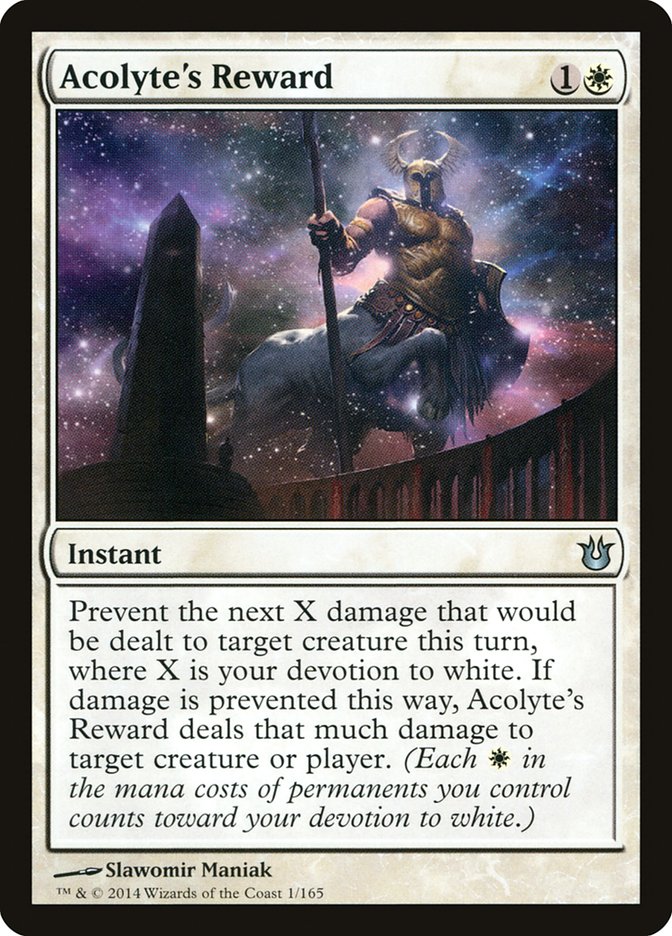 Acolyte's Reward [Born of the Gods] MTG Single Magic: The Gathering | Red Claw Gaming