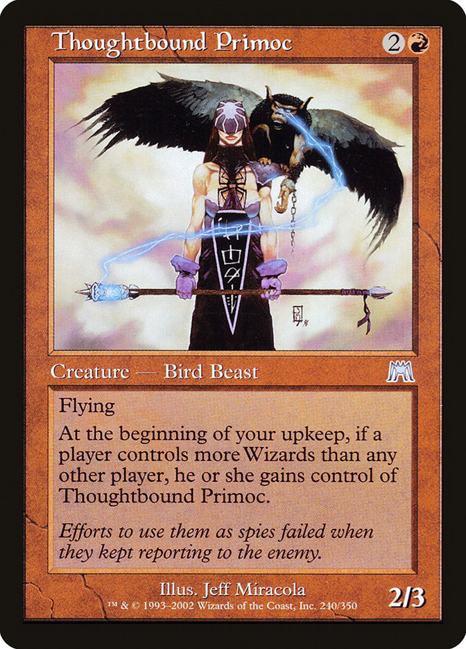 Thoughtbound Primoc [Onslaught] MTG Single Magic: The Gathering | Red Claw Gaming