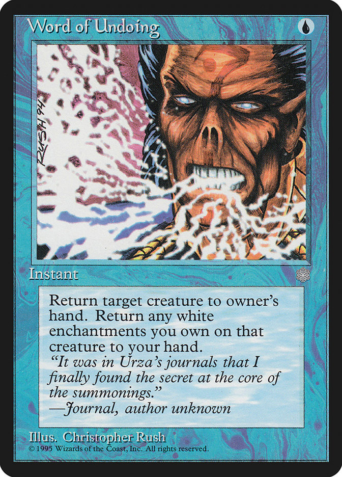 Word of Undoing [Ice Age] MTG Single Magic: The Gathering | Red Claw Gaming