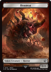 Hero (0006) // Horror (0013) Double-Sided Token [FINAL FANTASY Tokens] MTG Single Magic: The Gathering | Red Claw Gaming