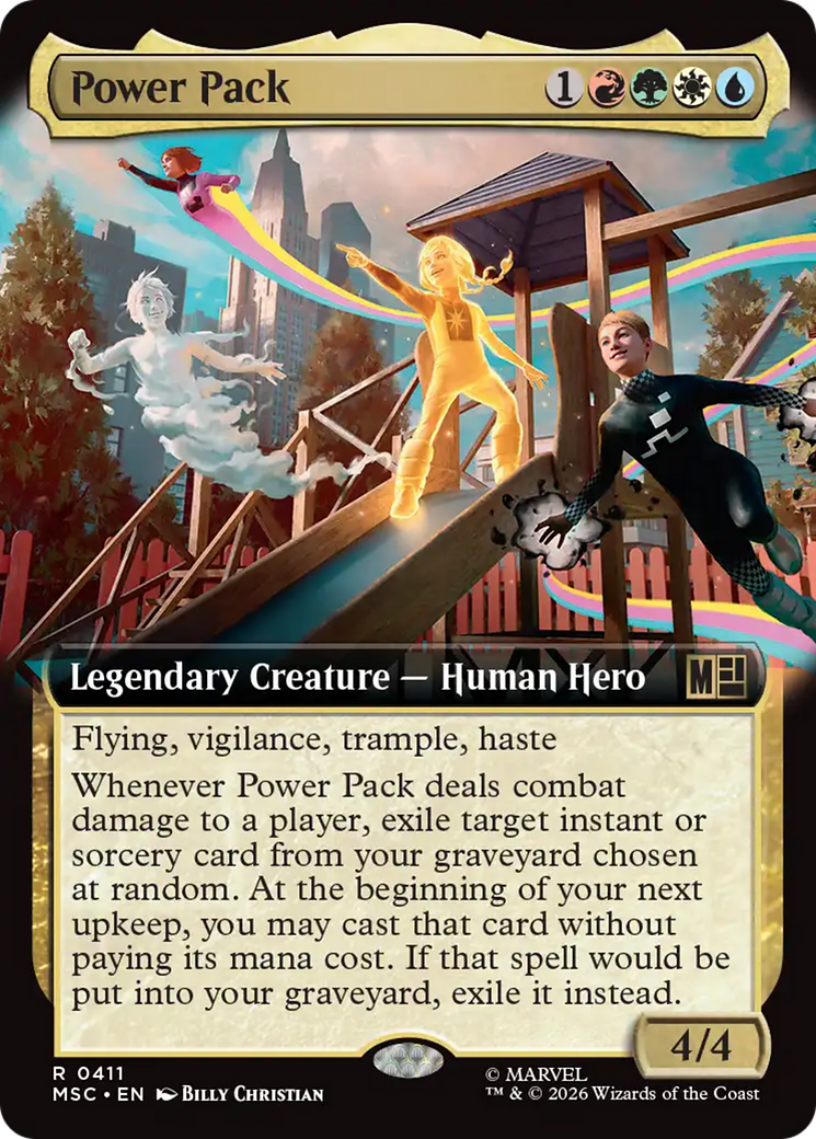 Power Pack (Extended Art) [Marvel Super Heroes Commander] | Red Claw Gaming