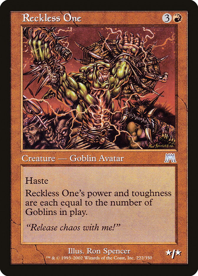 Reckless One [Onslaught] MTG Single Magic: The Gathering | Red Claw Gaming