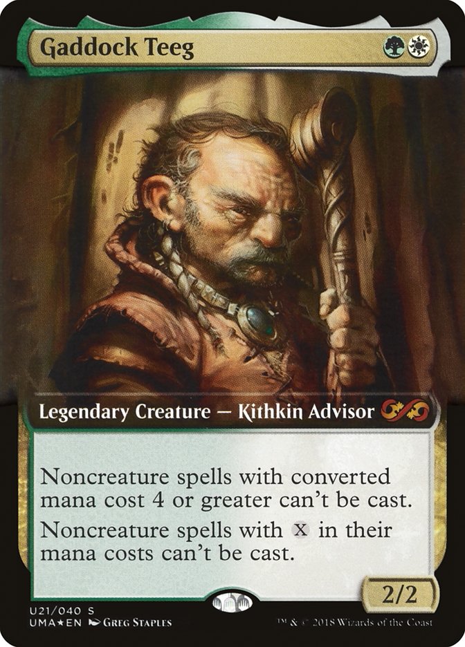 Gaddock Teeg (Topper) [Ultimate Masters Box Topper] MTG Single Magic: The Gathering | Red Claw Gaming
