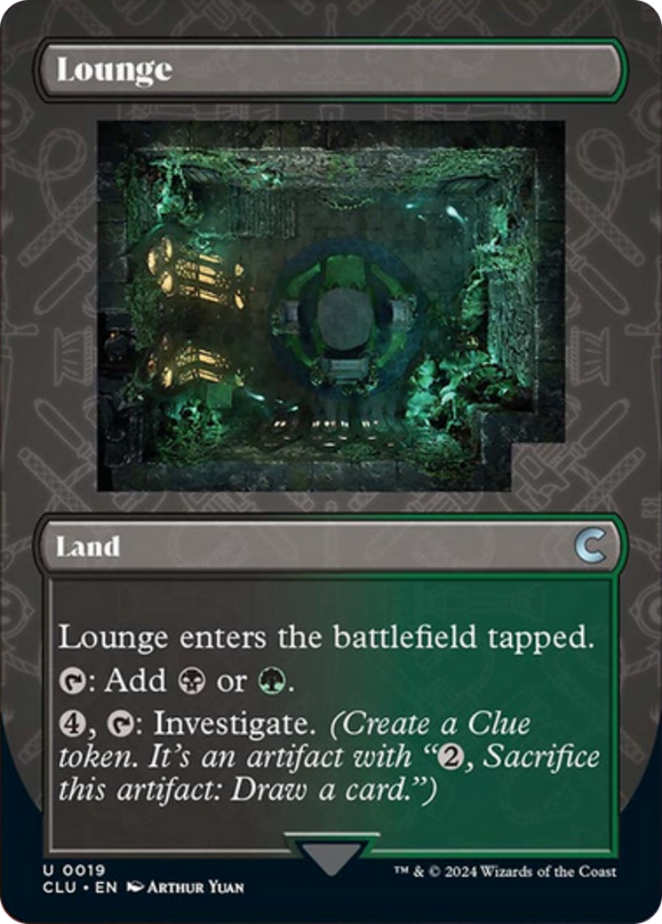 Lounge (Borderless) [Ravnica: Clue Edition] MTG Single Magic: The Gathering | Red Claw Gaming