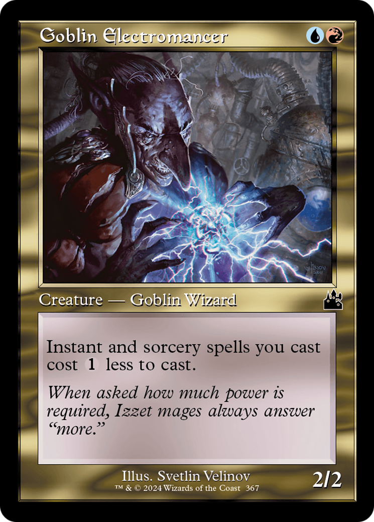 Goblin Electromancer (Retro Frame) [Ravnica Remastered] MTG Single Magic: The Gathering | Red Claw Gaming
