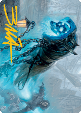 Nebelgast Intruder Art Card (Gold-Stamped Signature) [Innistrad: Midnight Hunt Art Series] MTG Single Magic: The Gathering | Red Claw Gaming