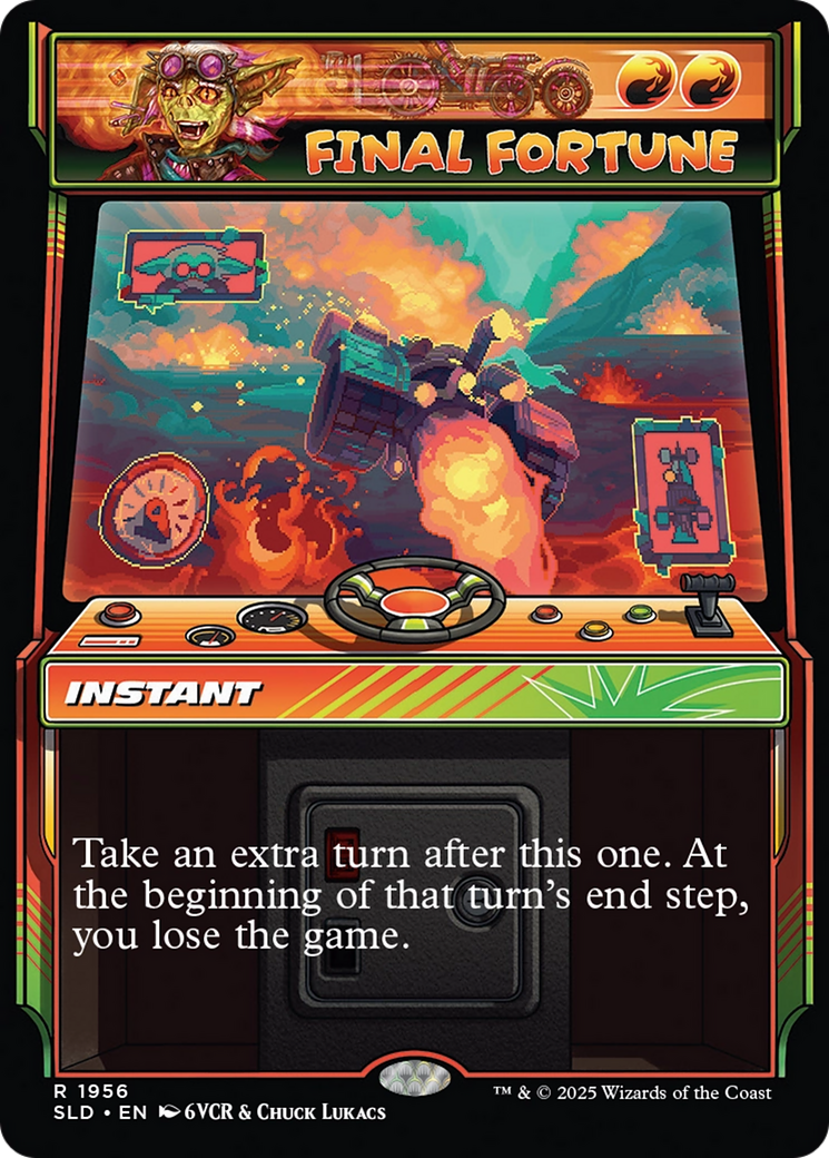 Final Fortune (Rainbow Foil) [Secret Lair Drop Series] MTG Single Magic: The Gathering | Red Claw Gaming