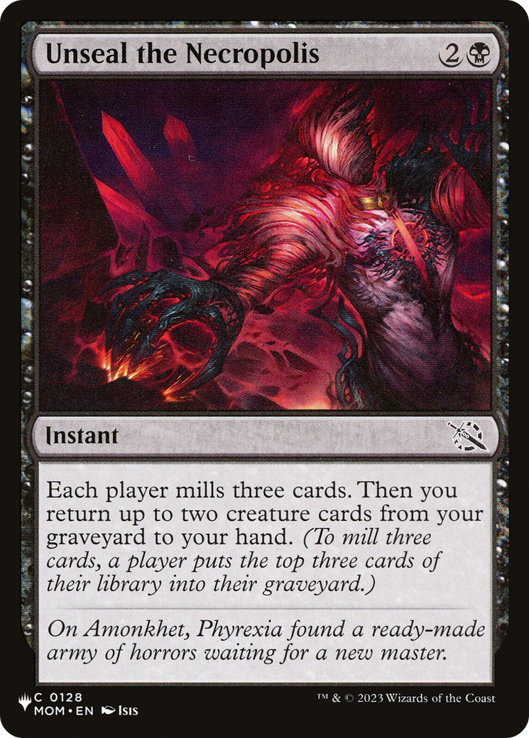 Unseal the Necropolis [The List] MTG Single Magic: The Gathering | Red Claw Gaming