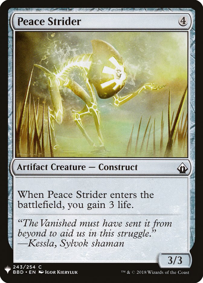 Peace Strider [Mystery Booster] MTG Single Magic: The Gathering | Red Claw Gaming