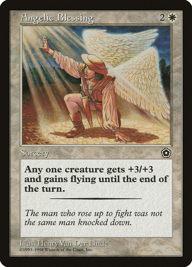 Angelic Blessing [Portal Second Age] MTG Single Magic: The Gathering | Red Claw Gaming