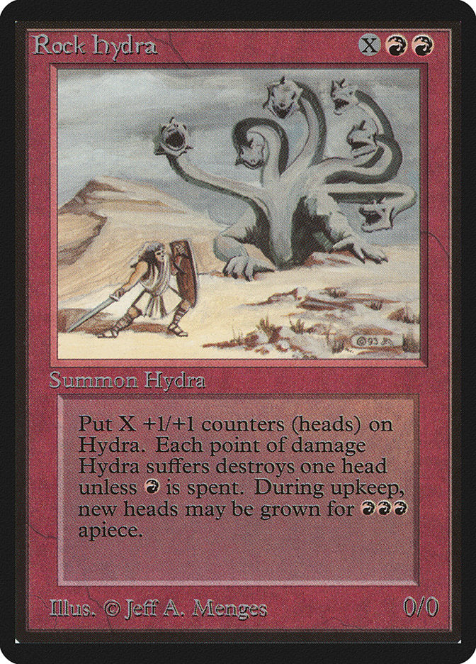 Rock Hydra [Beta Edition] MTG Single Magic: The Gathering | Red Claw Gaming