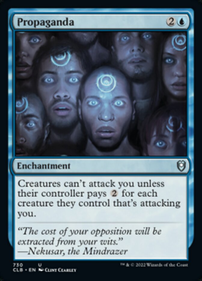 Propaganda [Commander Legends: Battle for Baldur's Gate] MTG Single Magic: The Gathering | Red Claw Gaming