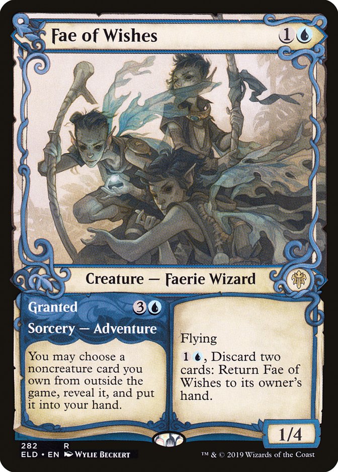 Fae of Wishes // Granted (Showcase) [Throne of Eldraine] MTG Single Magic: The Gathering | Red Claw Gaming