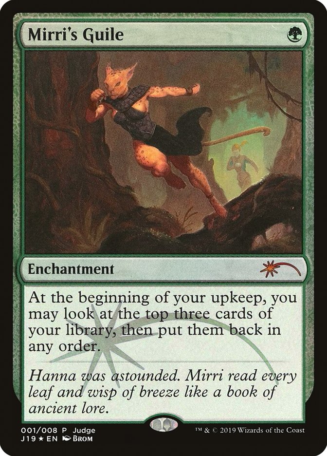 Mirri's Guile [Judge Gift Cards 2019] MTG Single Magic: The Gathering | Red Claw Gaming