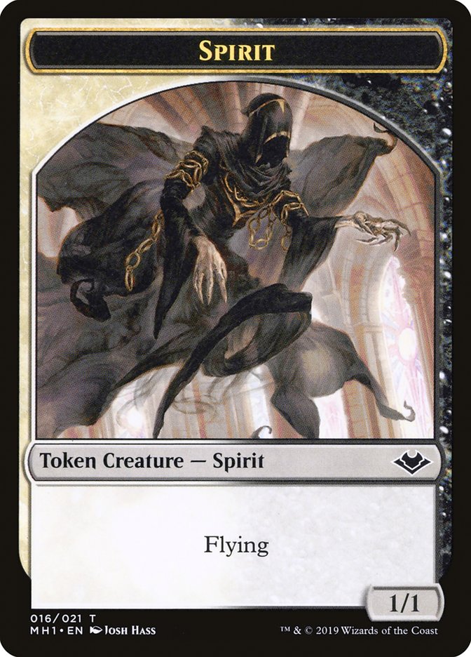 Elemental (009) // Spirit Double-Sided Token [Modern Horizons Tokens] MTG Single Magic: The Gathering    | Red Claw Gaming