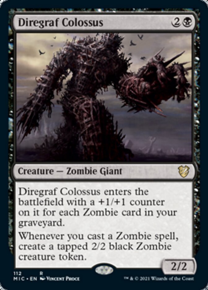 Diregraf Colossus [Innistrad: Midnight Hunt Commander] MTG Single Magic: The Gathering | Red Claw Gaming