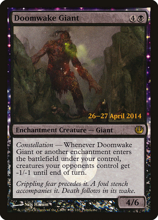 Doomwake Giant [Journey into Nyx Prerelease Promos] MTG Single Magic: The Gathering | Red Claw Gaming