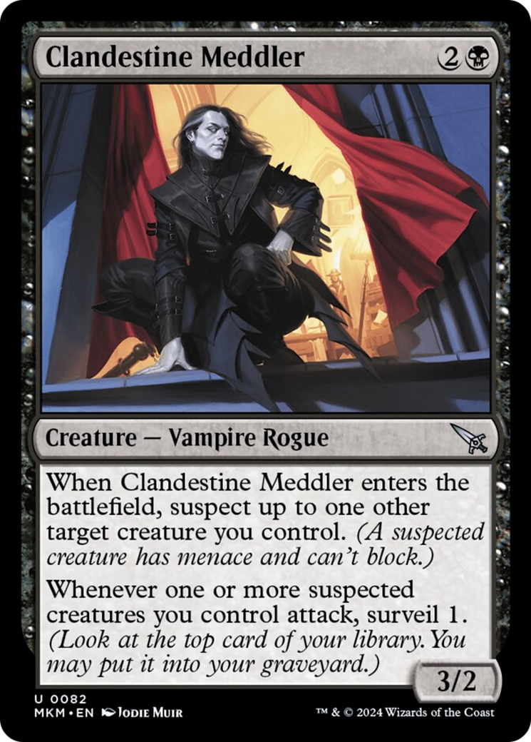Clandestine Meddler (Red) [Murders at Karlov Manor] MTG Single Magic: The Gathering    | Red Claw Gaming