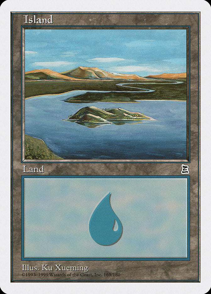 Island (169) [Portal Three Kingdoms] MTG Single Magic: The Gathering | Red Claw Gaming