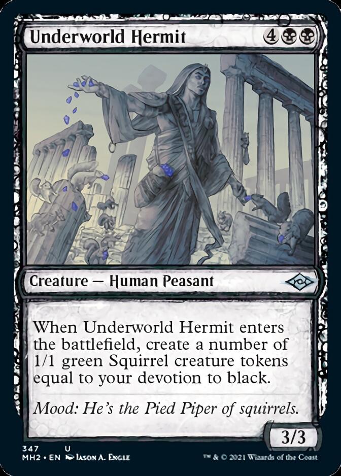 Underworld Hermit (Sketch) [Modern Horizons 2] MTG Single Magic: The Gathering | Red Claw Gaming