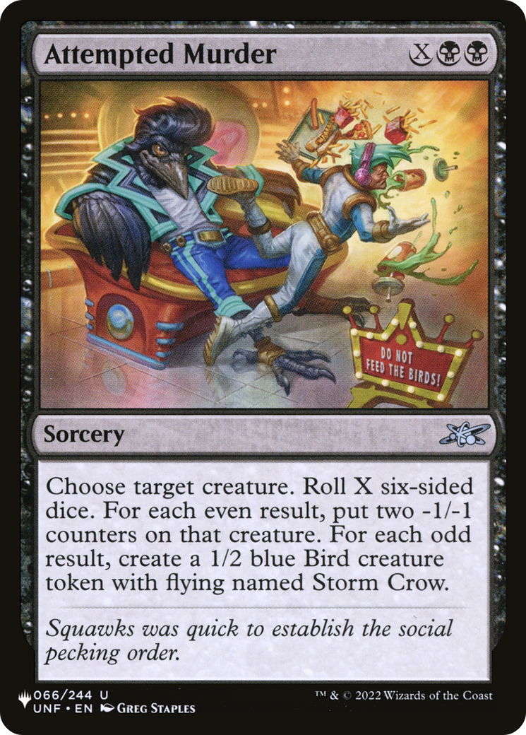 Attempted Murder [The List] MTG Single Magic: The Gathering | Red Claw Gaming