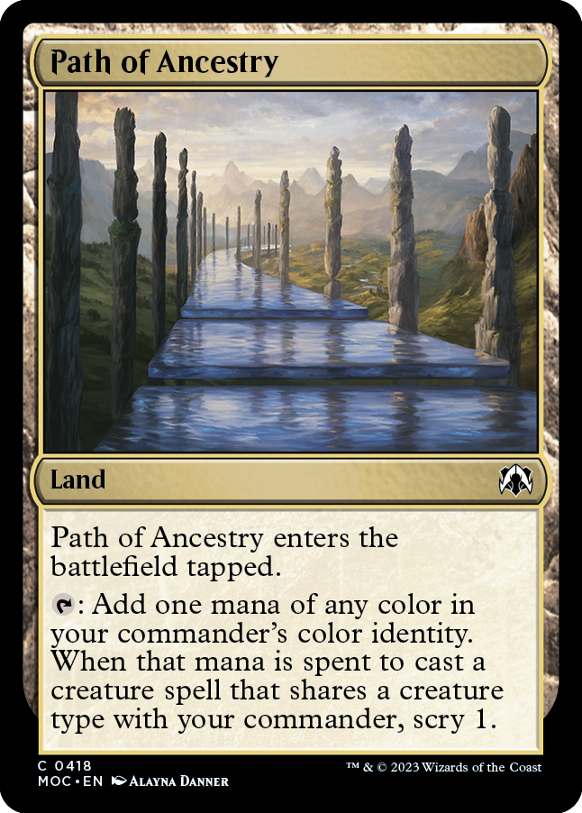 Path of Ancestry [March of the Machine Commander] MTG Single Magic: The Gathering | Red Claw Gaming