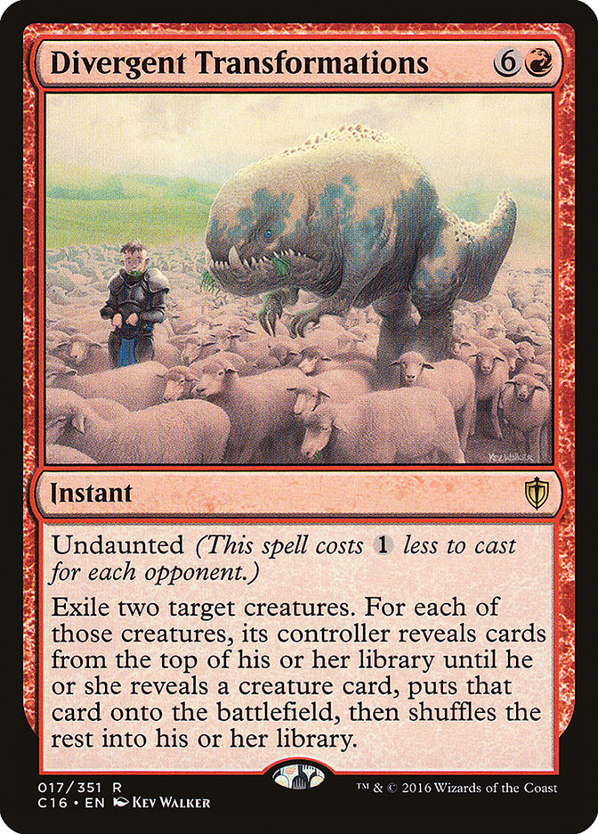 Divergent Transformations [Commander 2016] MTG Single Magic: The Gathering | Red Claw Gaming