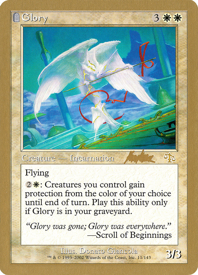 Glory (Brian Kibler) [World Championship Decks 2002] MTG Single Magic: The Gathering | Red Claw Gaming