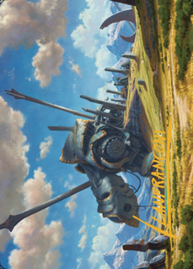 Plains Art Card 1 (Gold-Stamped Signature) [Dominaria United Art Series] MTG Single Magic: The Gathering | Red Claw Gaming