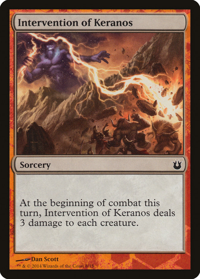 Intervention of Keranos [Born of the Gods Battle the Horde] MTG Single Magic: The Gathering | Red Claw Gaming