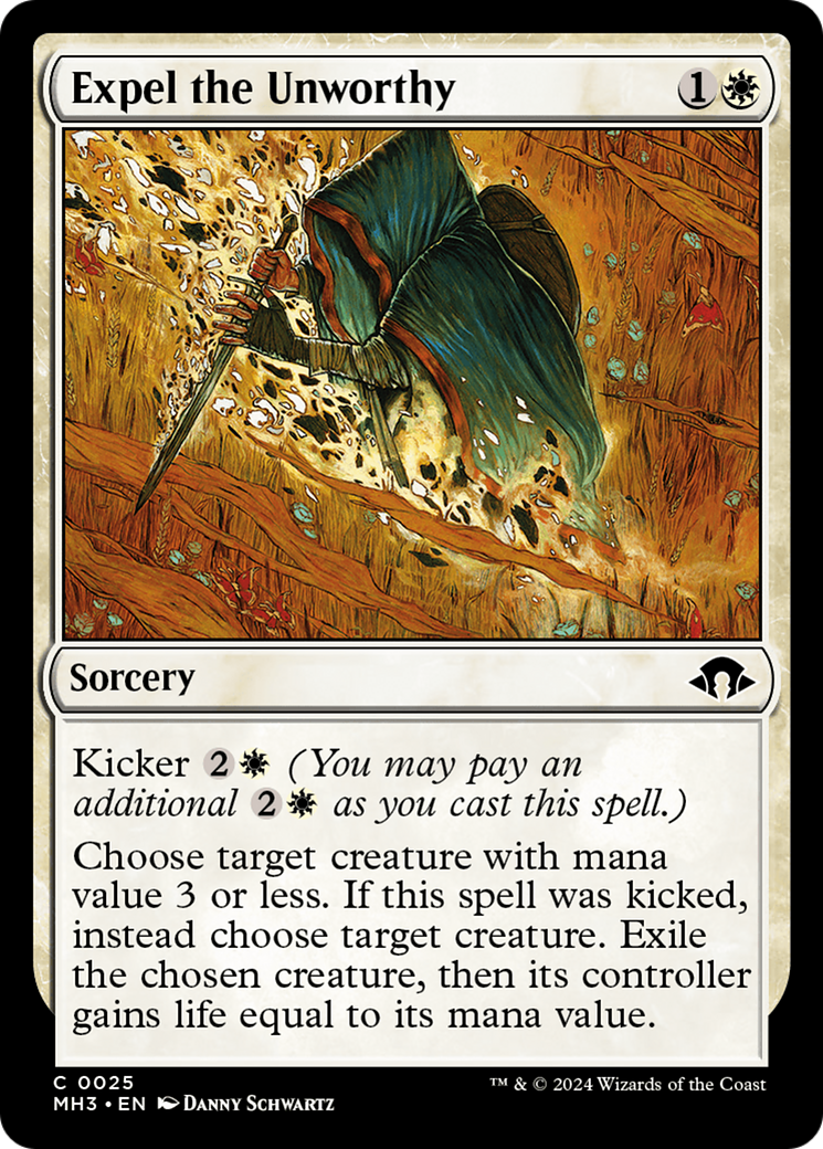 Expel the Unworthy [Modern Horizons 3] MTG Single Magic: The Gathering | Red Claw Gaming