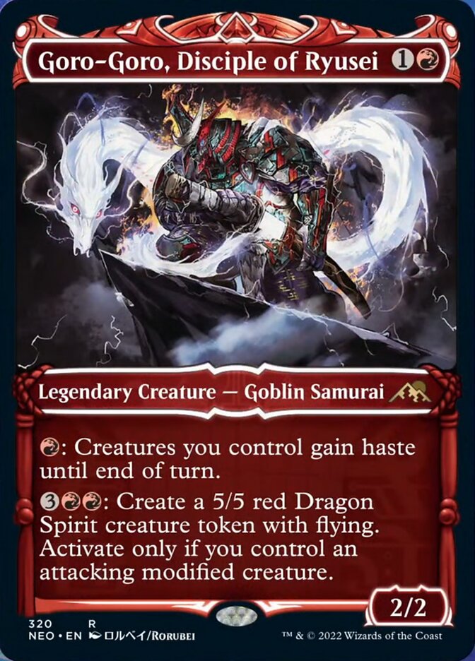 Goro-Goro, Disciple of Ryusei (Showcase Samurai) [Kamigawa: Neon Dynasty] MTG Single Magic: The Gathering    | Red Claw Gaming