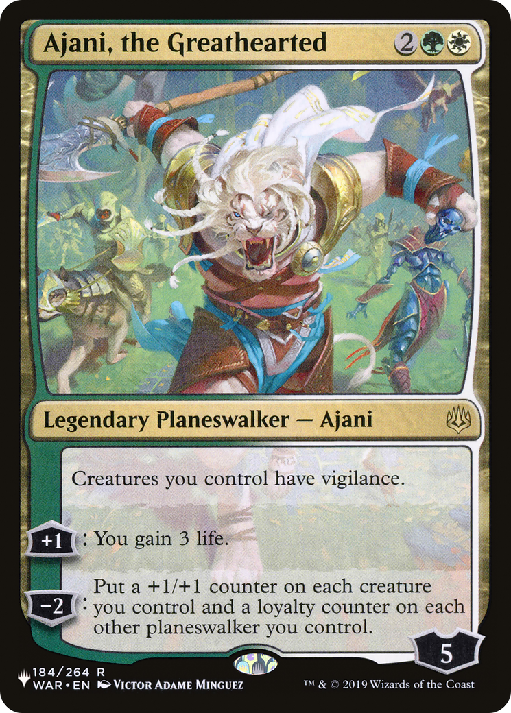 Ajani, the Greathearted [The List] MTG Single Magic: The Gathering | Red Claw Gaming