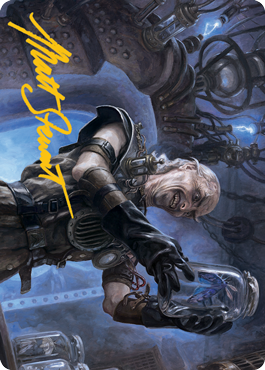 Delver of Secrets Art Card (Gold-Stamped Signature) [Innistrad: Midnight Hunt Art Series] MTG Single Magic: The Gathering | Red Claw Gaming