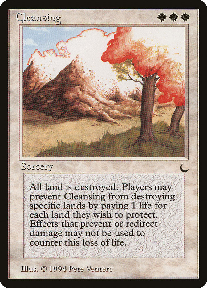 Cleansing [The Dark] MTG Single Magic: The Gathering | Red Claw Gaming
